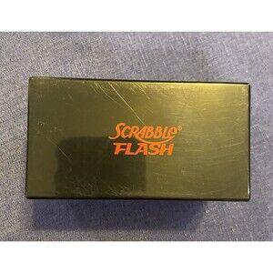 Scramble Electronic Flash Cube Game, Instructions and Box. Needs Batteries